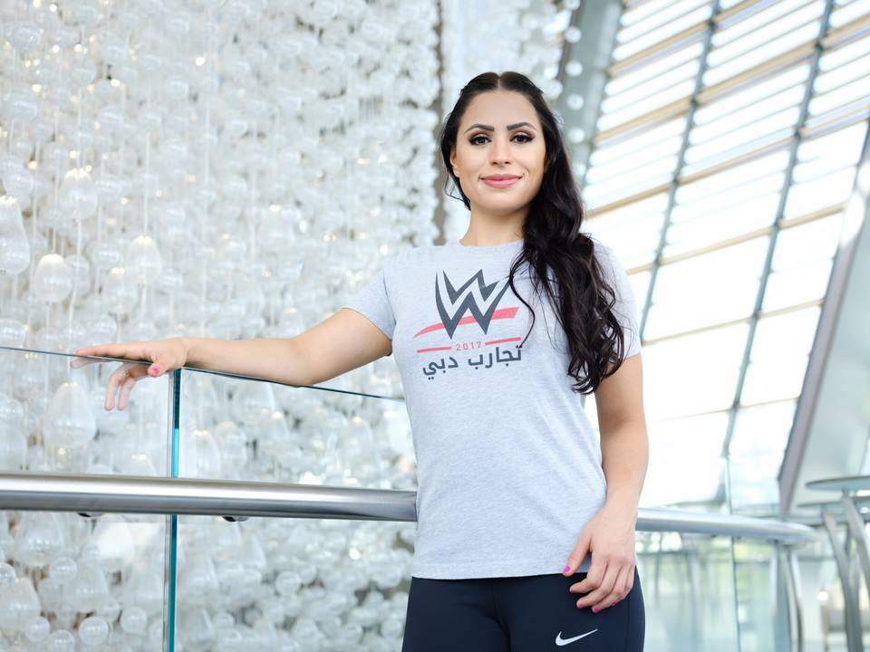The first-ever woman from the Middle East to sign with WWE