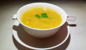 Hakkasan Sweet corn soup