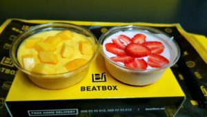 The Beatbox branding is cool and refreshing with striking yellow and black color. Because of this, the cafe is hard to miss, if you're walking past that street.