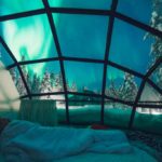 Kakslauttanen glass igloo bed