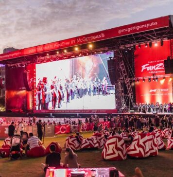 The du Ultimate Fanzone by McGettigan’s Kicked Off last week